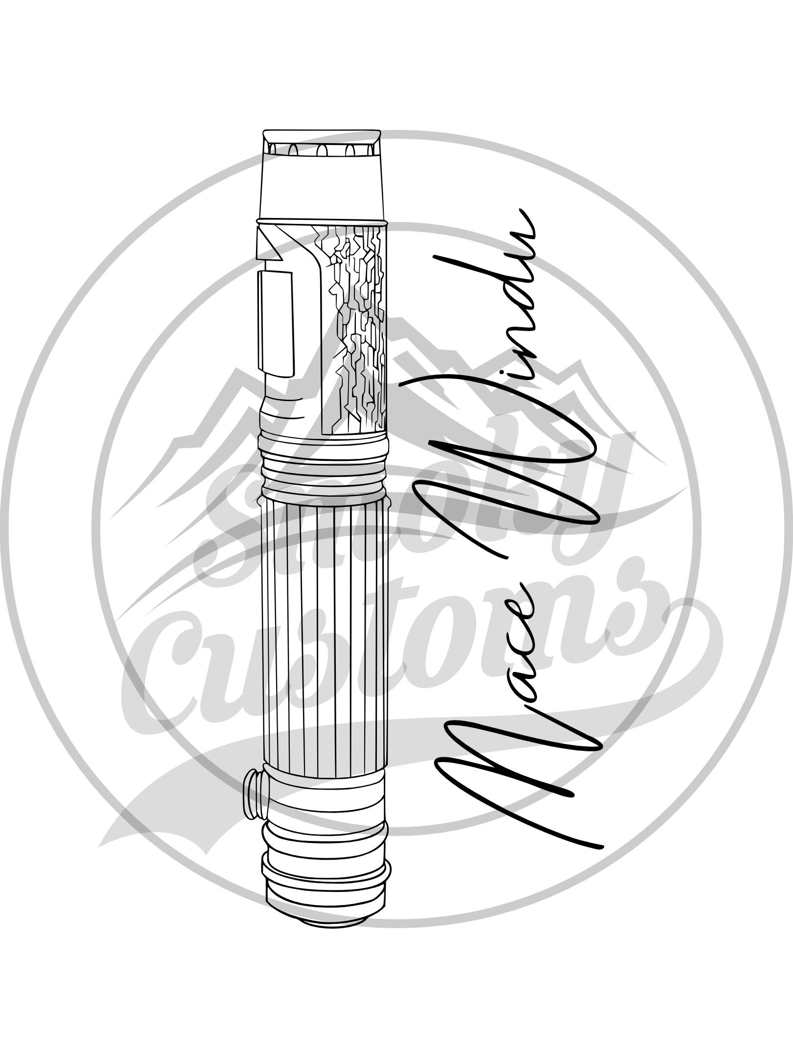 Mace Windu Hand Drawn Lightsaber Ready to Cut and Print - Etsy Singapore Mace Windu Hand Drawn Lightsaber Ready to Cut and Print - Etsy Singapore