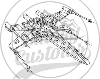 Alliance Inspired X Wing Poster Print 281 Home Decor - Etsy