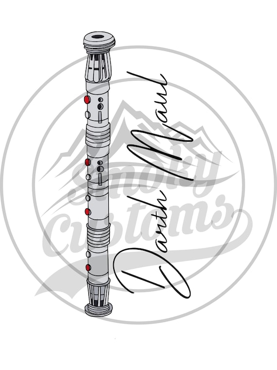 Darth Maul Hand Drawn Lightsaber Colored Ready to Cut and - Etsy Hong Kong Darth Maul Hand Drawn Lightsaber Colored Ready to Cut and - Etsy Hong Kong