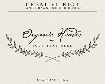 Download Flower Header Svg Etsy