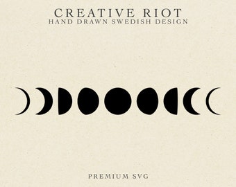 Download Moon Cycle Svg Etsy