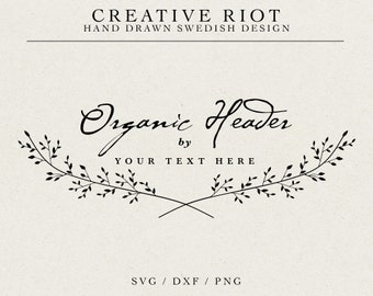 Download Flower Header Svg Etsy