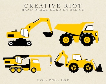 Download Excavator Svg Etsy