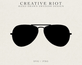 AVIATOR SUNGLASSES SVG - Commercial Use Svg, Cricut Cut File, Sunglasses Svg, Aviator Glasses, Instant Download, America Svg File