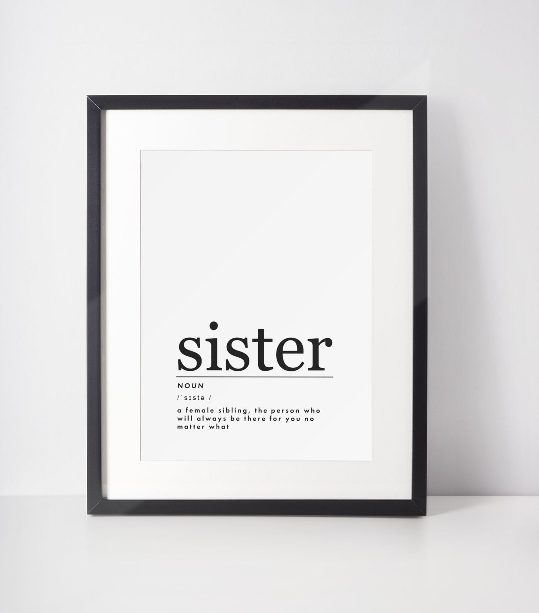 Sister Definition Print Printable Tamil Wall Art Decor -  Denmark