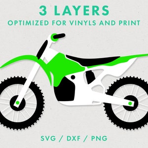 MOTORCROSS SVG - Commercial Use Svg, Cricut Motorcycle Svg, Motorcycle Cut File, Vehicle Svg, Race Motorcycle Svg, Motocross Png