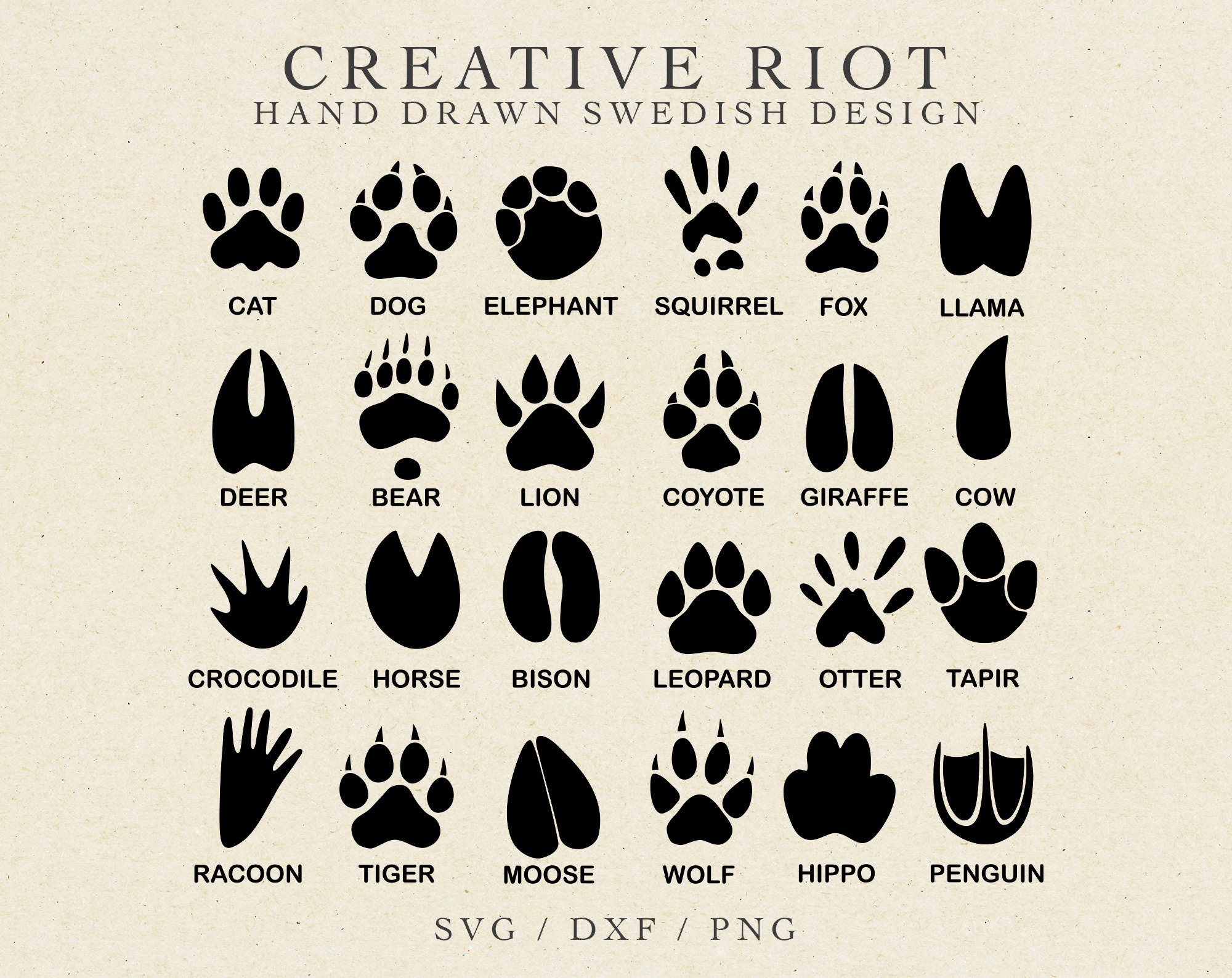 Printable Animal Paw Prints Free Printable Winter Animal Tracks Printable Animal Paw Prints Free Printable Winter Animal Tracks
