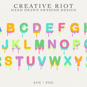 ALFABETO DRIPPING SVG - Drip Letters Svg, Drip Font Svg, Dripping Font Svg, Cricut Drip Svg, Drip Svg, Lettere di vernice gocciolante, Carattere gocciolante
