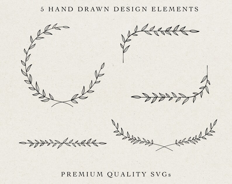 Download Clip Art Laurel Wreath Svg Wreath Svg Divider Svg Cricut Design Svg Farmhouse Svg Laurel Svg Organic Design Pack 3 Header Svg Frame Svg Art Collectibles