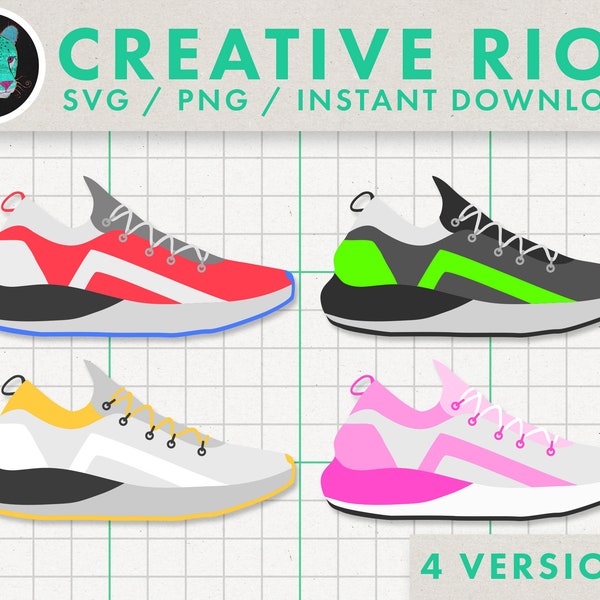 RUNNING SHOE SVG - Sneaker Clipart, Commercial Use Svg, Cricut Svg Shoe, Shoe Svg, Sport Shoe Svg, Running Svg, Marathon Svg