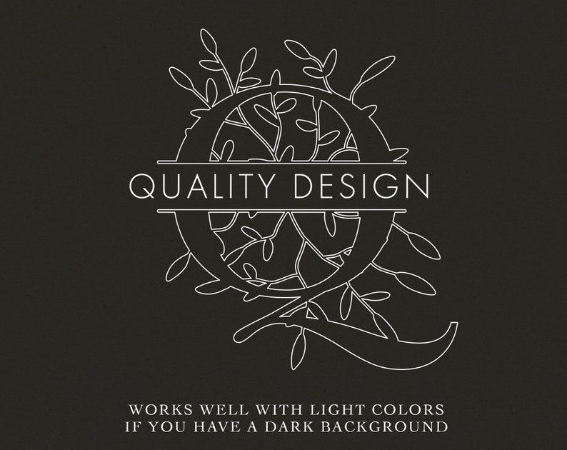 Free Free Svg Split Letter Monogram Font