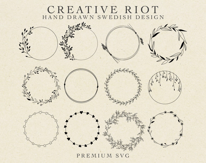 Download Wreath Bundle Svg Floral Wreath Svg Laurel Wreath Svg 12 Wreath Designs 2 Cricut Wreath Svg Wreath Cut File Circle Monogram Svg Clip Art Art Collectibles Deshpandefoundationindia Org