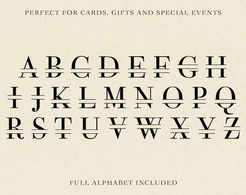 Download Monogram Font Svg Letter Monogram Svg Split Letter Svg Monogram Alphabet Split Monogram Font Initial Svg Split Font Svg Clip Art Art Collectibles
