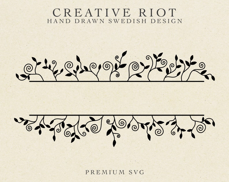 Download Clip Art Split Monogram Svg Leaves Monogram Svg Floral Monogram Svg Botanical Svg Floral Border Svg Flower Border Svg Floral Svg Art Collectibles