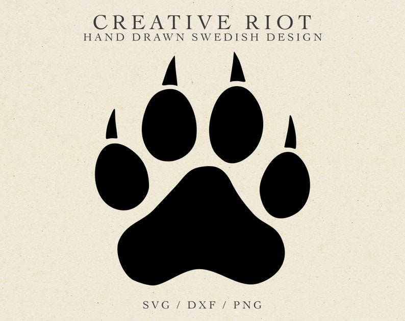 Free Free Tiger Paw Print Svg