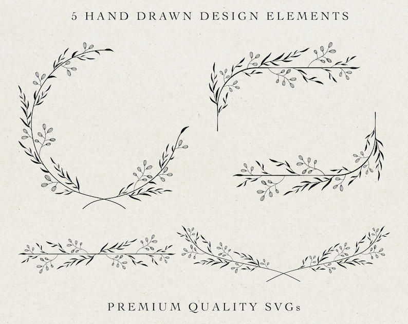 Download Laurel Svg Organic Design Pack 2 Farmhouse Svg Wreath Svg Frame Svg Header Svg Divider Svg Laurel Wreath Svg Cricut Design Svg Clip Art Art Collectibles Kromasol Com