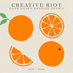 ORANGE SVG - kommerzielle Nutzung, Cricut geschnitten Datei, sofortiger Download, Obst Druckdatei, Orange Vinyl, digitaler Download, Zitrusfrüchte