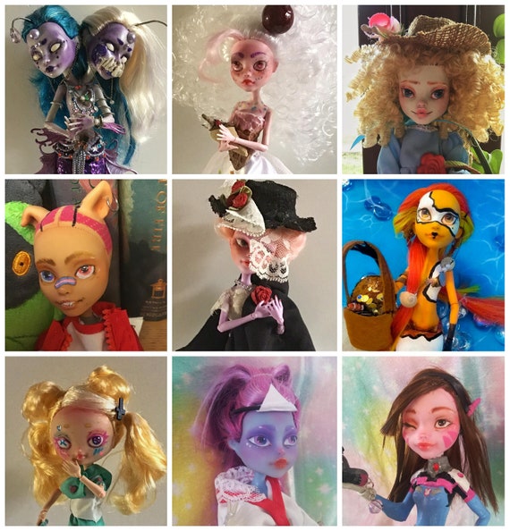 Monster High and Ever After High Dolls for OOAK Customizing 