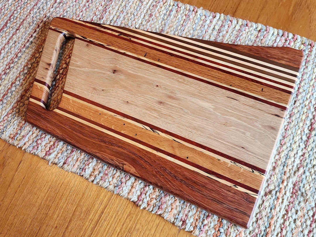 Hardwood Pine Cutting Board. Padauk Sapele Spalted Etsy