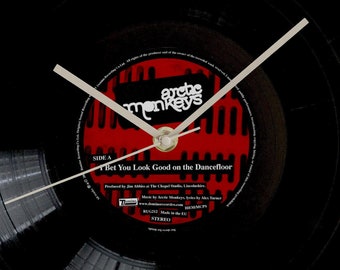 Arctic Monkeys I Bet That You Look Good On The Dancefloor Record Wall Clock 12" LP Music Memorabila unique gift