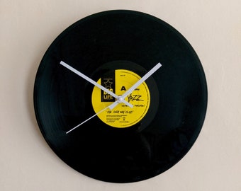Yazz - The Only Way Is Up - Real Vinyl Record Wall Clock 12 » LP 80s Pop Memorabilia