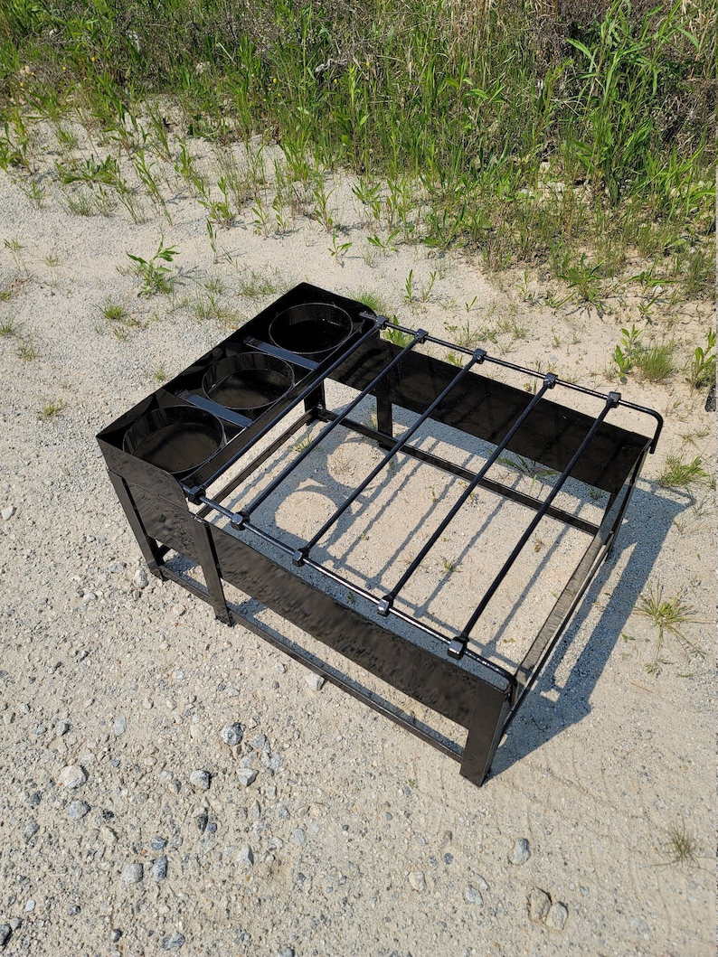 Hand Medieval Cast Iron Flip Grill Campfire Grate Etsy