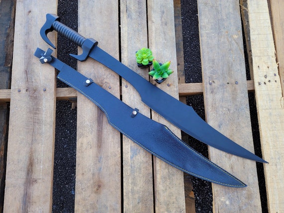Spartan Warrior Sword 300 King Leonidas Stainless Steel Historical Replica  Leather Scabbard - Etsy Norway