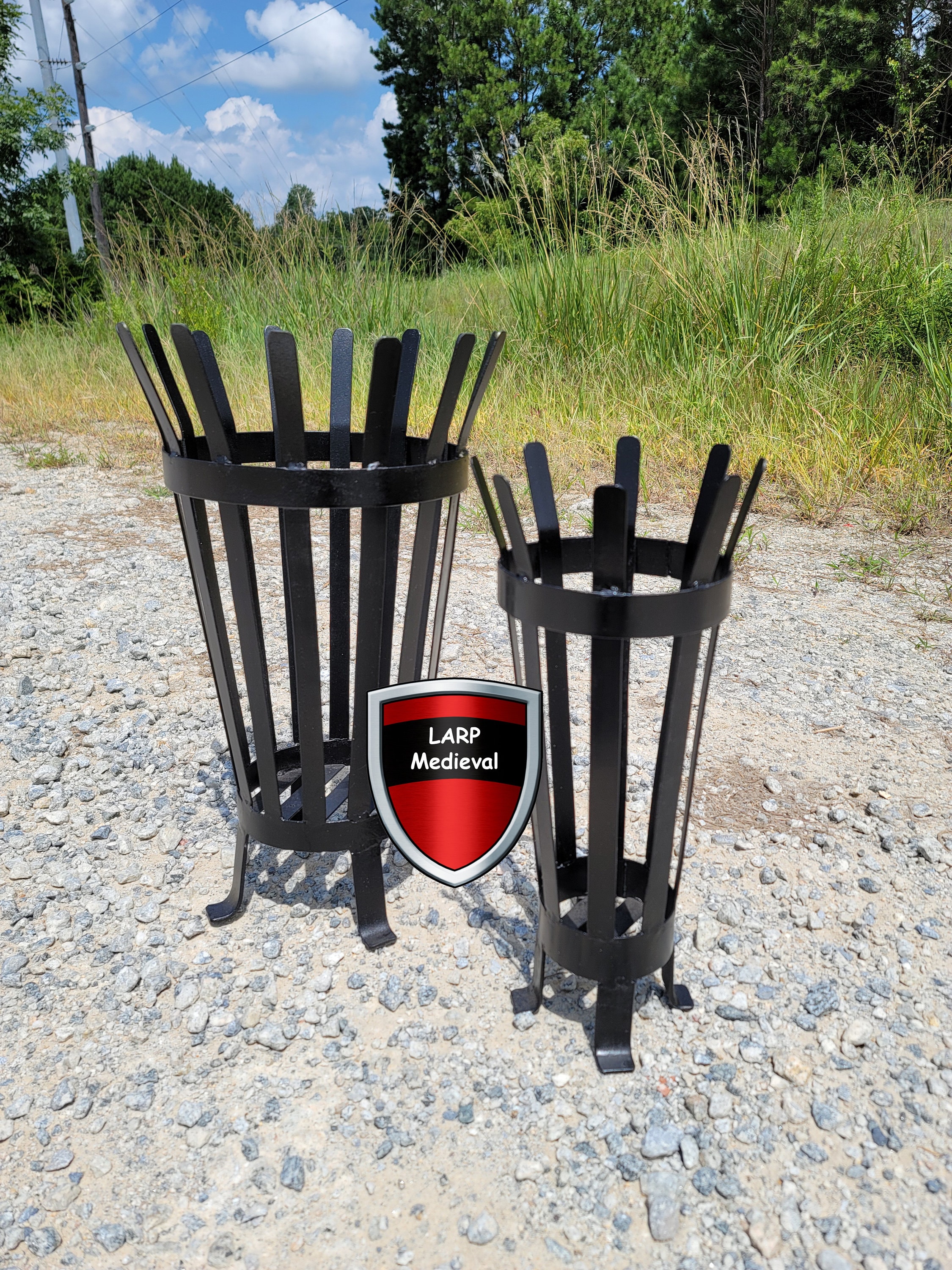 Forged Iron Fire Pit Brazier Basket Wood Storage Stand - Etsy