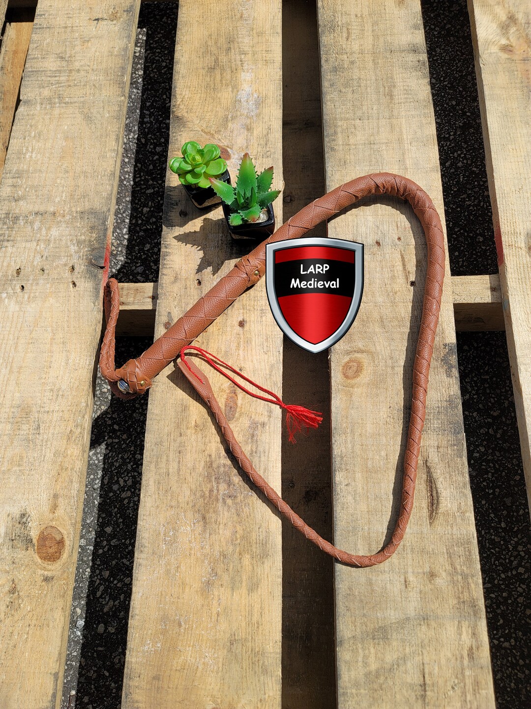 中世のライダー鞭 現代のカウボーイ牧場主 牧畜用革製