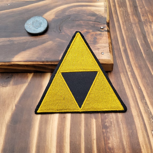 Embroidered Legend of Zelda Tri-Force Iron On Sew Applique Patch Super Hero Cosplay