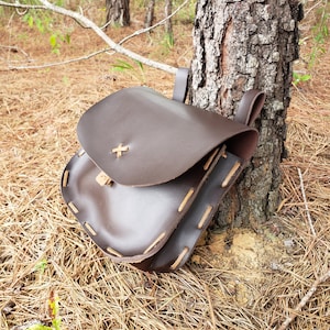 Französische Adlige-Gürteltasche, Leder, mittelalterliche Gürteltasche, Hüfthalter, XL-Kostüm
