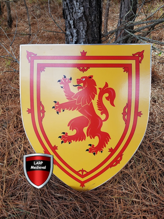 Écosse Robert the Bruce Rampant Lion Armoiries Bouclier en Etsy France