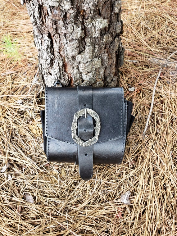 Historical Norse Medieval Viking Raider Leather Bag Coin Pouch