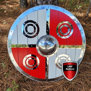 Scottish Targe Highland Warrior Handmade Medieval Shield Hardwood Battle Ready