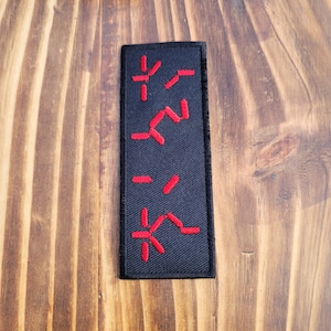 Movie Predator Alien Countdown Embroidery Patch Applique Auto Destruction Hook and Loop or Iron On Tactical Army Cosplay