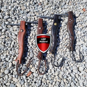 Hand Forged Ice Pick Axe Polished Wood Handle Removable Marlin Spike Lanyard Grip