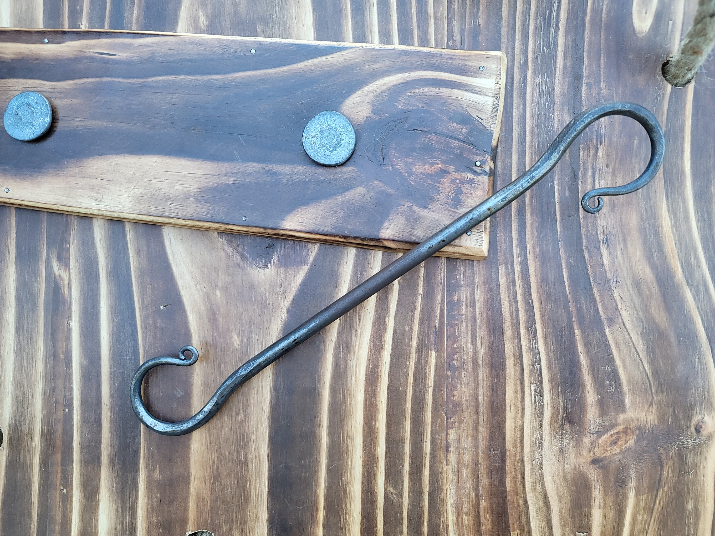 Medieval Times Cooking Hook Renaissance Steel Shook Etsy
