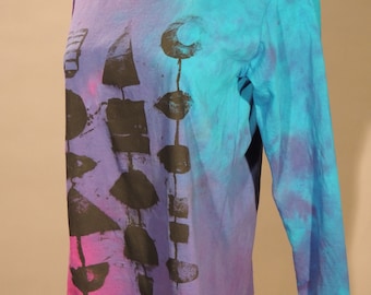 Hand Dyed Long Sleeve T Shirt