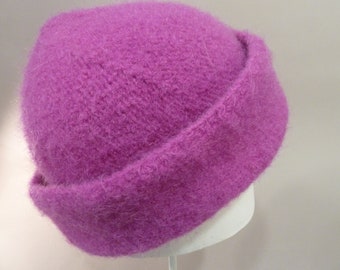 Hot Pink Felted Hat