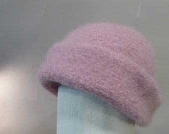 Pale Pink Felted Hat