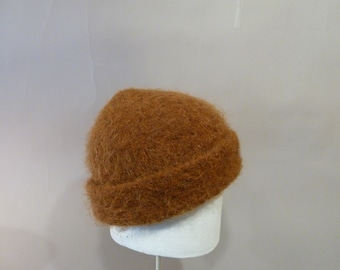 Caramel Felted Wool Hat