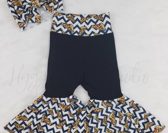 Chevron Pizza Bummies and Bell Bottoms