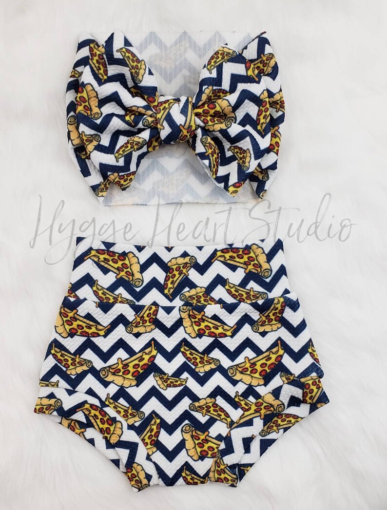 Chevron Pizza Bummies and Bell Bottoms