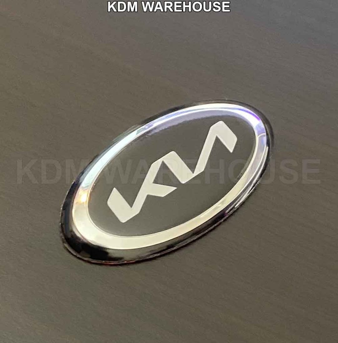 KIA Steering Wheel Emblem Overlay Etsy