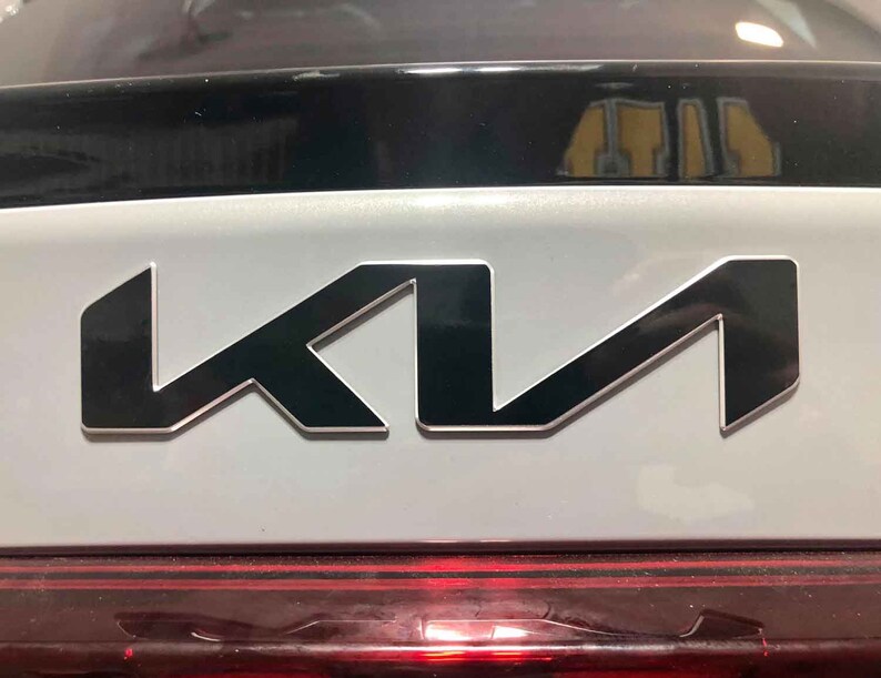 Blacken the kia Badges/emblems on Kia Etsy