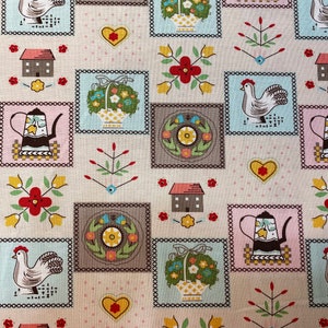 Fabric, Flea Market, Kitchen, designed by Lori Holt, Bee in my Bonnet for Riley Blake,  by the yard, half yard, fat quarter, C10228