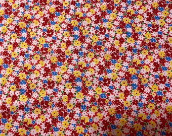 Fabric, Sugarcube by Whistler Studios for Windham Fabrics, by the yard, half yard, fat quarter. vintage, retro, 30s feedsack, floral #52738