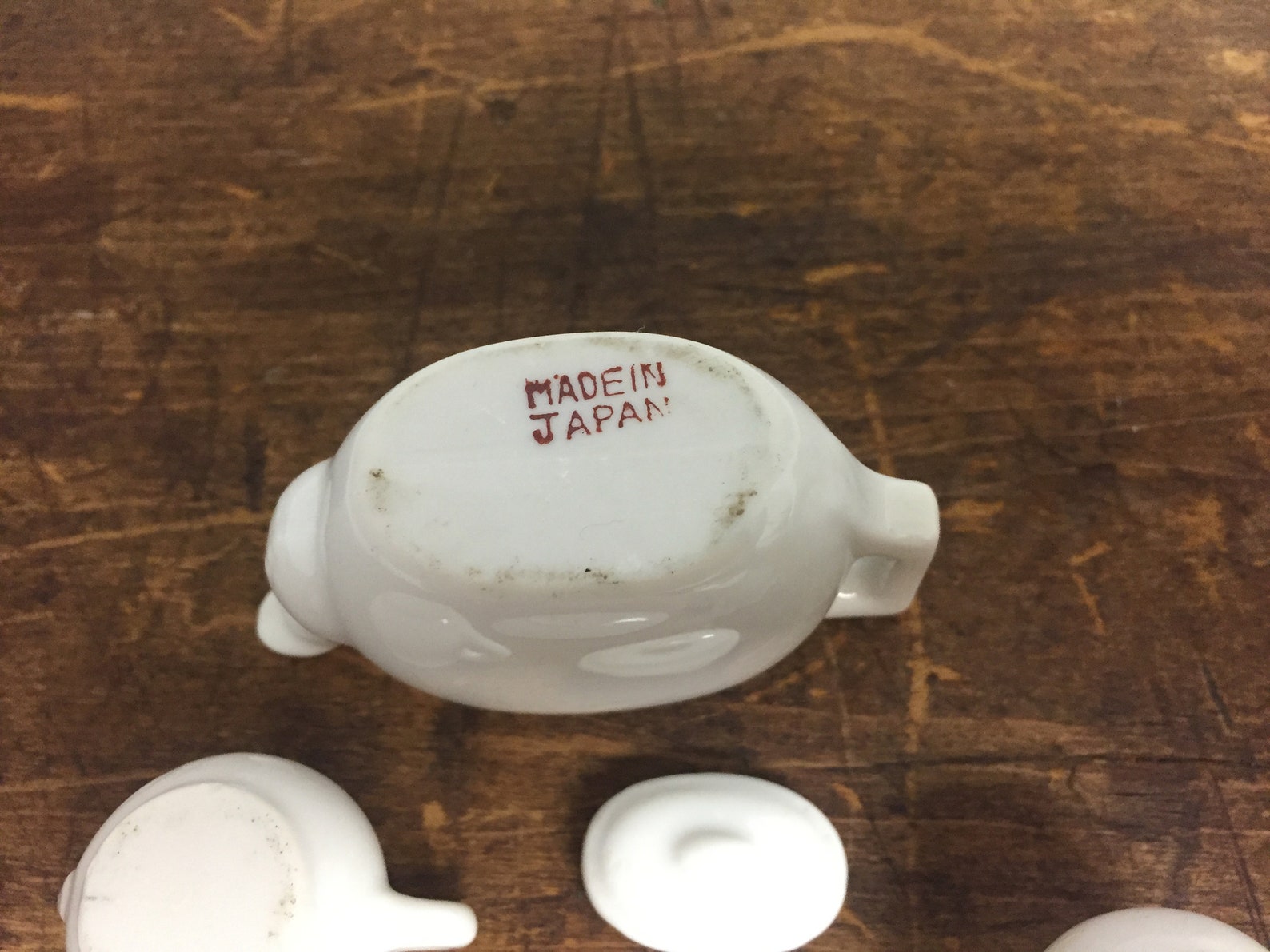 Vintage Miniature China Tea Set Made in Japan Teapot Sugar Etsy