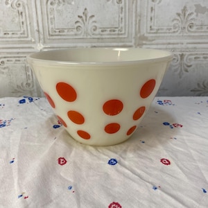Fire King Polka Dot Grease Jar - Etsy