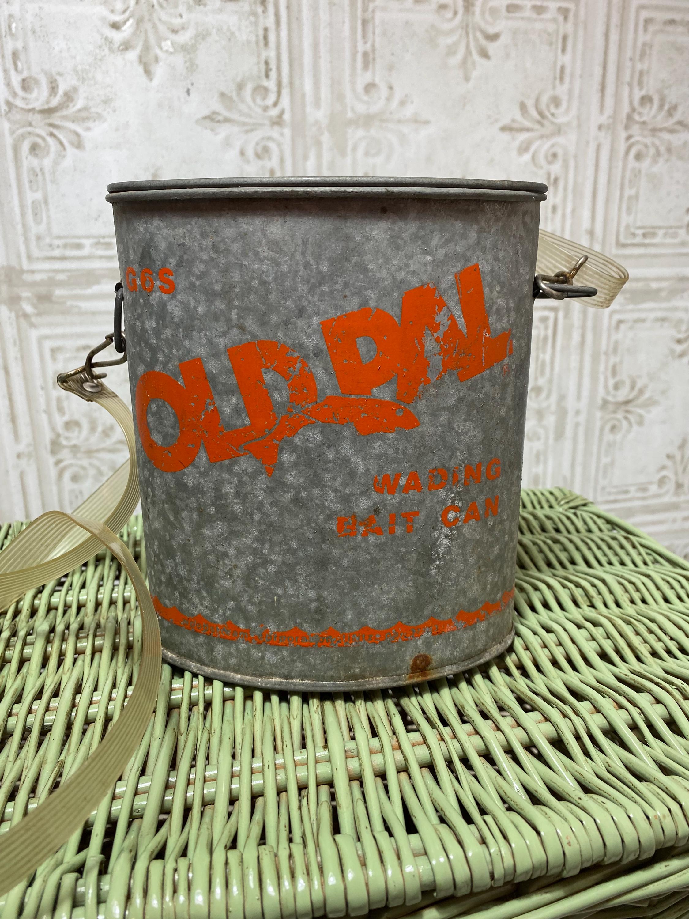 50s60s ビンテージ MINNOW BUCKET ミノー バケツ 魚 SEARS